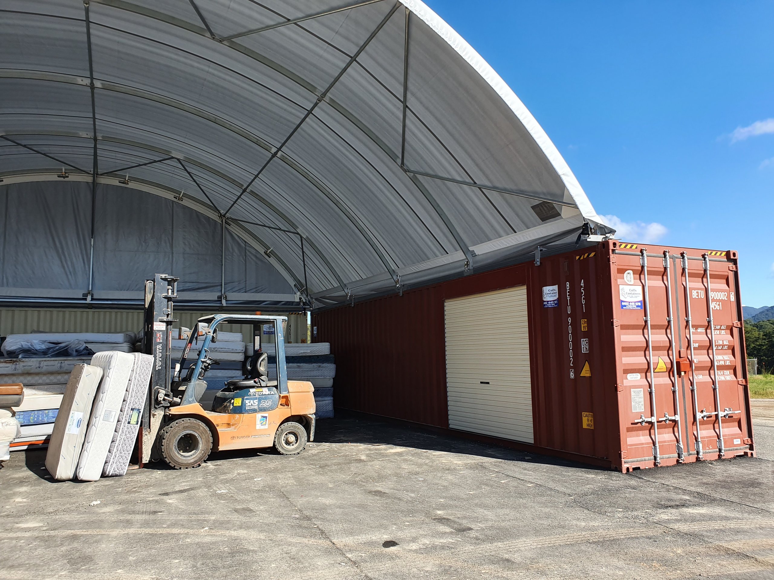 Container Dome Mounting